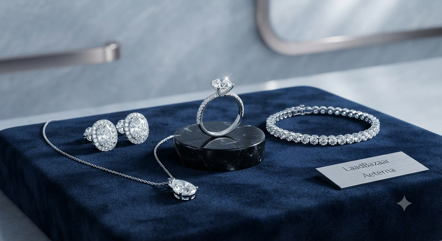 LaadBazaar Aeterna Jewellery Set